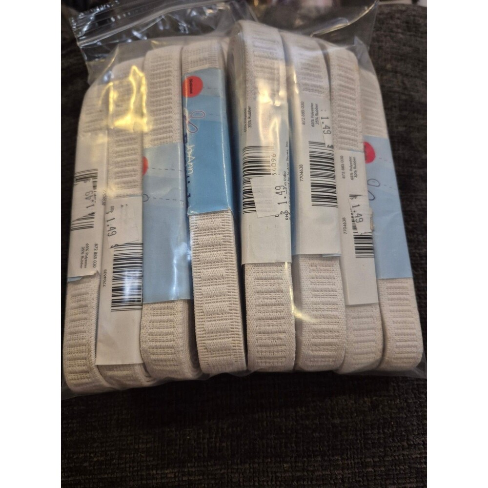 Lot Of 11 Sew Essentials 3/4 Inch 3yd Non Roll Elastic - Picture 3 of 3